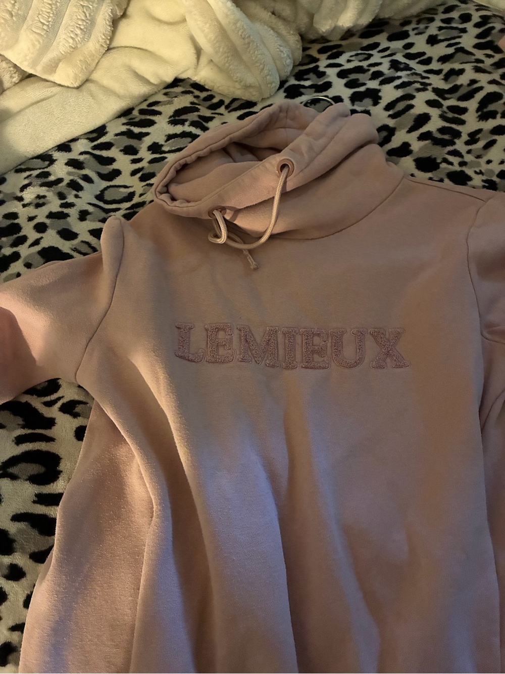 Kids Dusty Pink Hooded Pullover